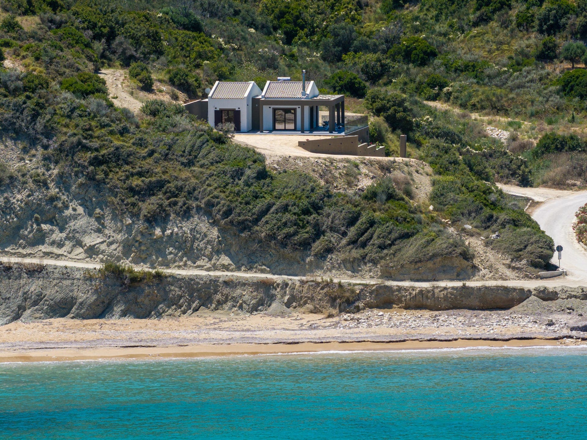 Beachfront Villa Fteri