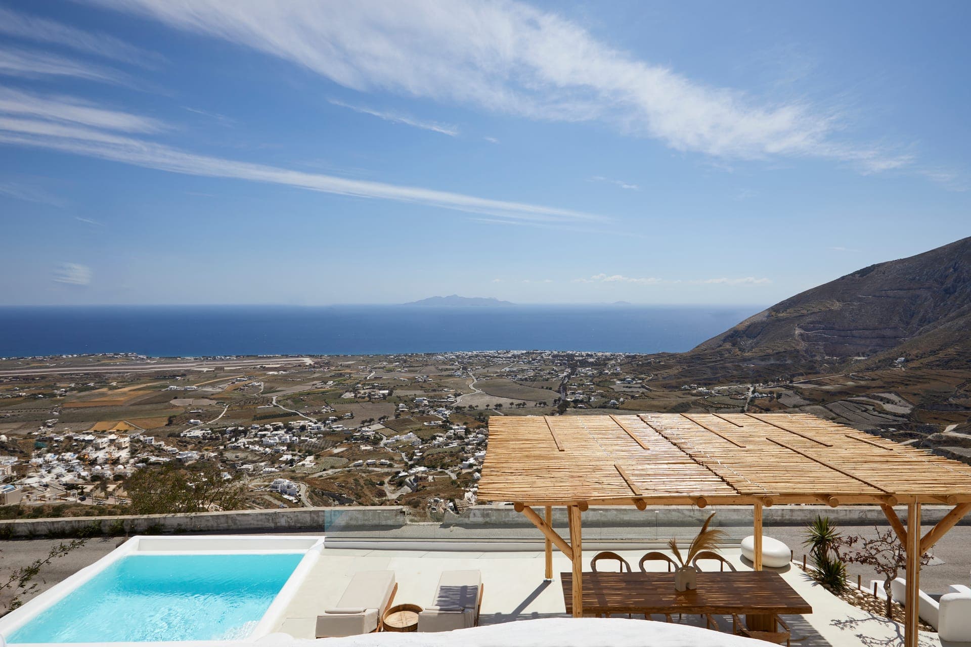 Blue White Villa
