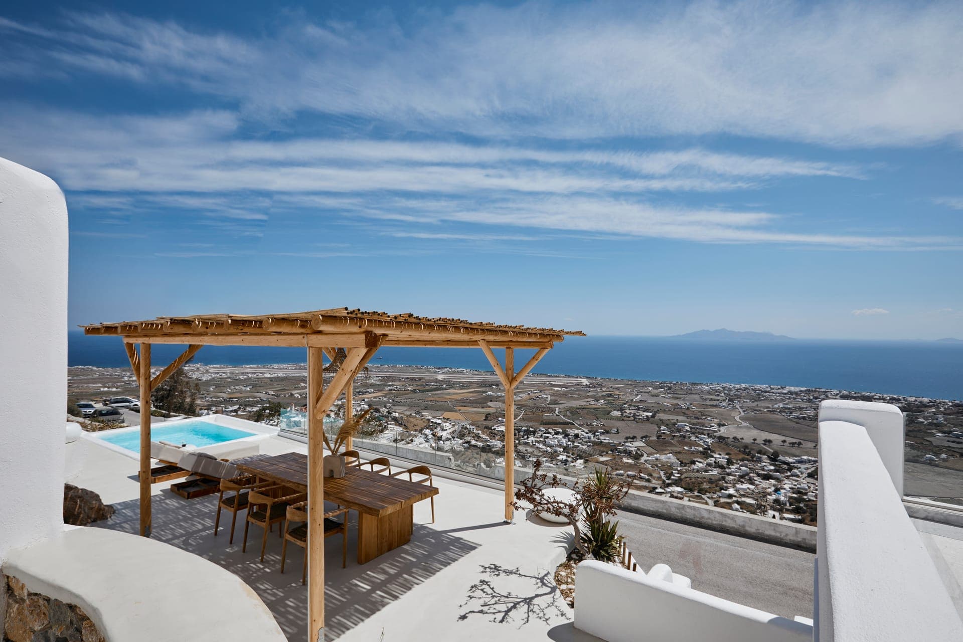 Blue White Villa