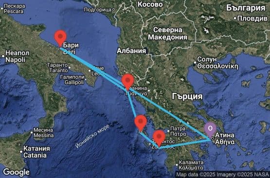 6 дни Гърция, Италия