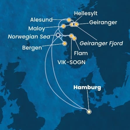 9 дни Германия, Норвегия