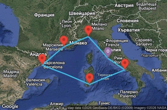 7 дни Италия, Франция, Испания