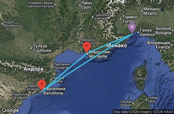 3 дни Италия, Испания, Франция