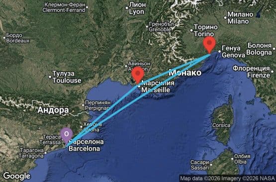 3 дни Испания, Франция и Италия