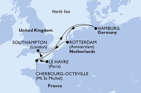 7 дни Германия, Нидерландия, Франция, Великобритания