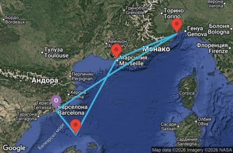 3 дни Испания, Франция, Италия