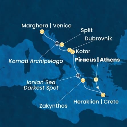 6 дни Гърция, Черна гора, Хърватия, Италия