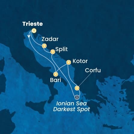 7 дни Италия, Черна гора, Гърция, Хърватия