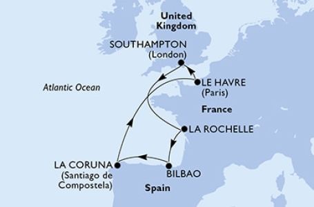 7 дни Великобритания, Франция, Испания