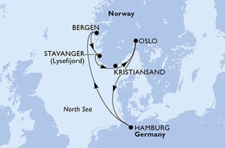 7 дни Германия, Норвегия