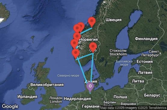 11 дни Германия, Норвегия