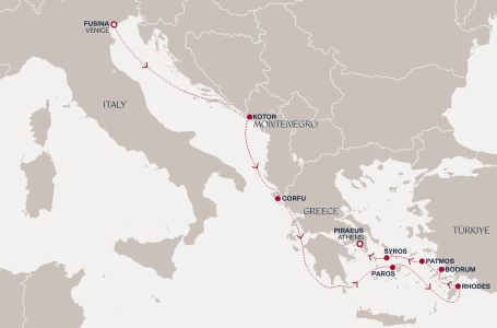 10 дни Италия, Черна гора, Гърция, Турция