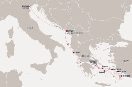 10 дни Италия, Черна гора, Гърция, Турция