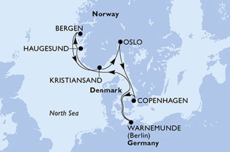 7 дни Германия, Норвегия, Дания