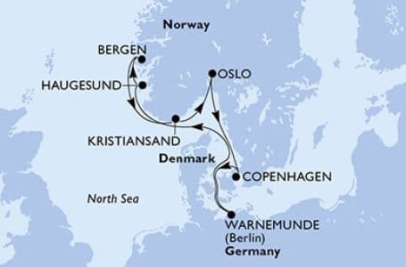 7 дни Германия, Норвегия, Дания