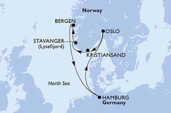 7 дни Германия, Норвегия
