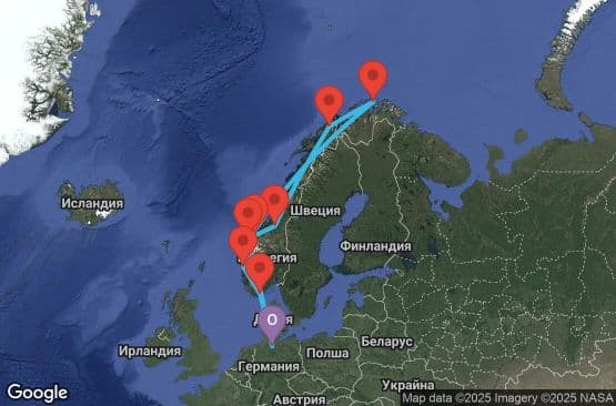 12 дни Германия, Норвегия